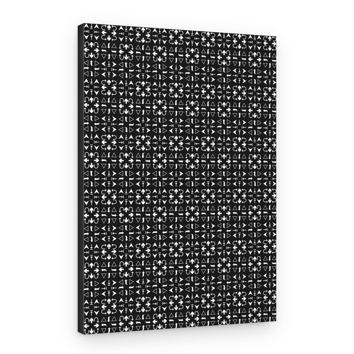 Geometric Arrow Pattern – Canvas Print