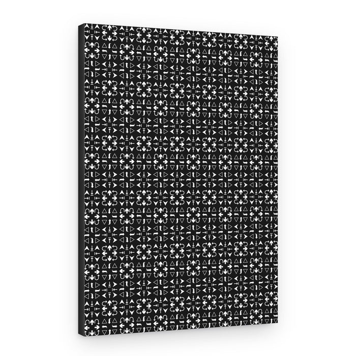 Geometric Arrow Pattern – Canvas Print