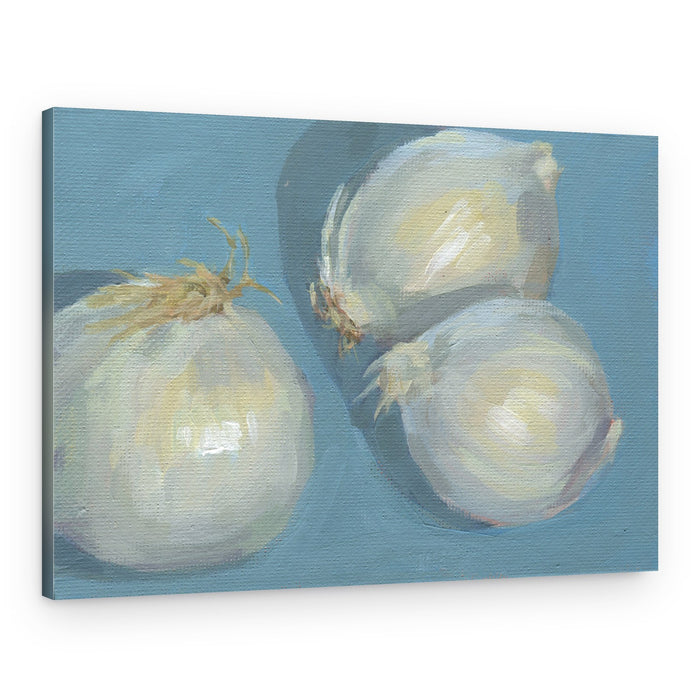 Fresh Garlic Still Life – Canvas Print