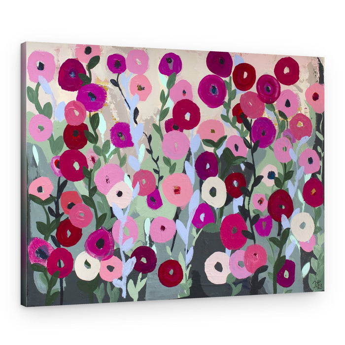 Vibrant Floral Garden – Canvas Print