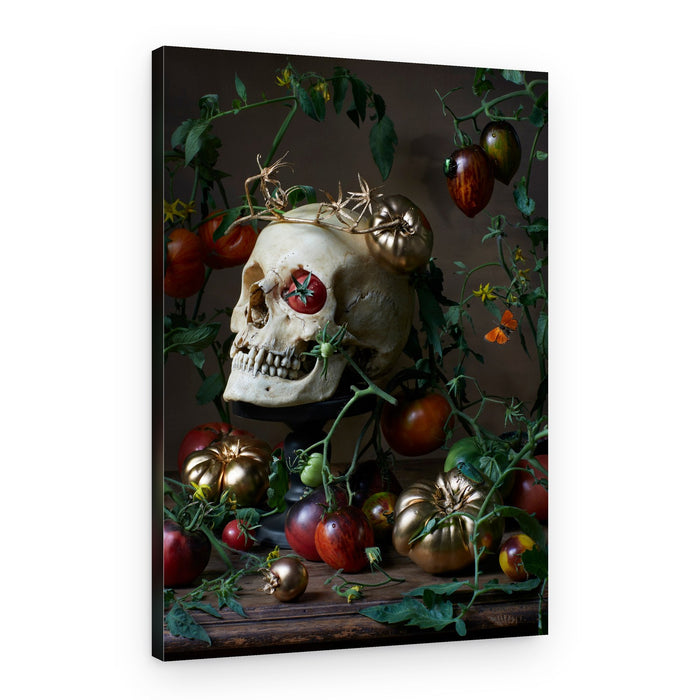 Golden Skull Harvest – Canvas Print