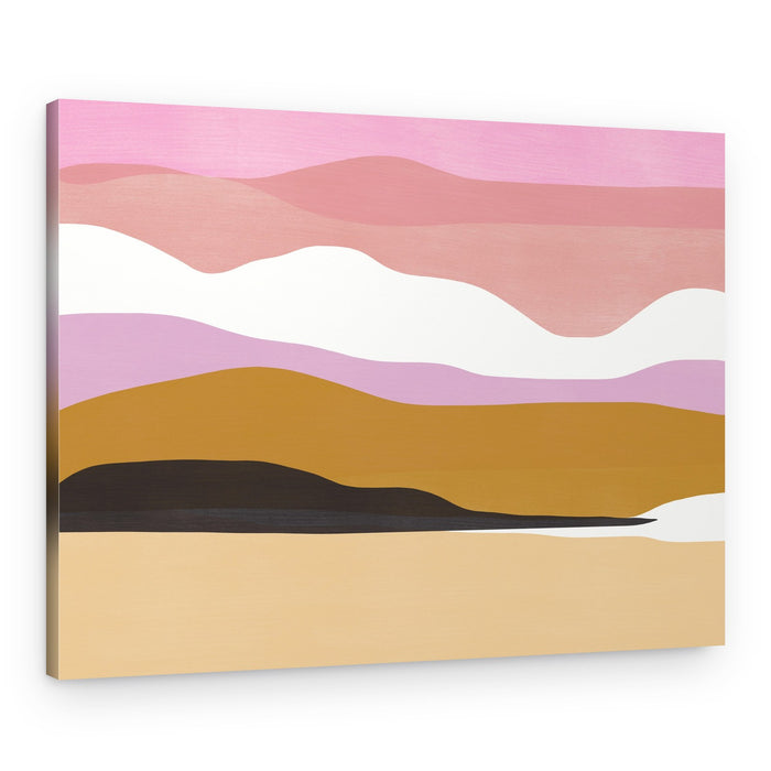 Desert Sunset Landscape – Canvas Print