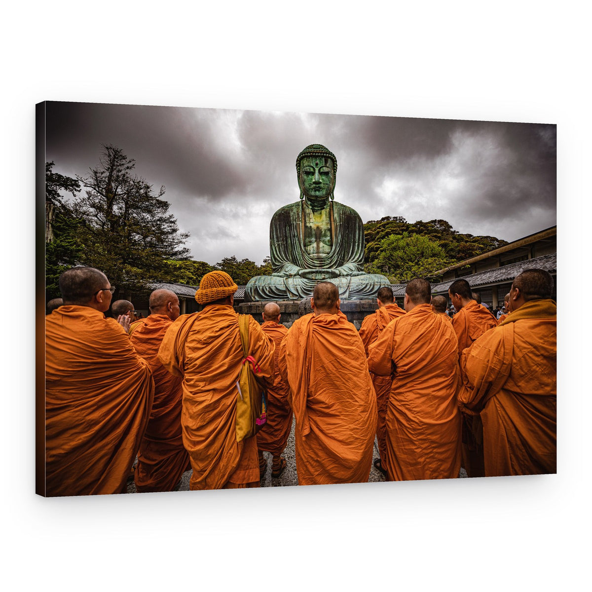 Buddhist Monks Kamakura Buddha – Canvas Print