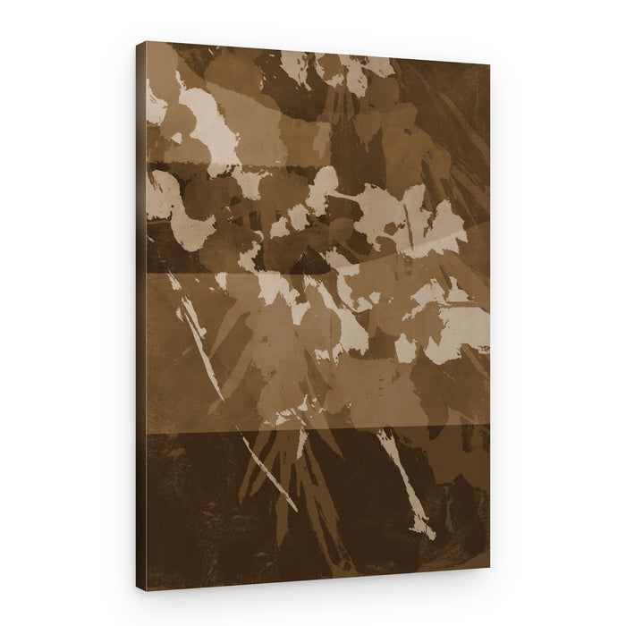 Sepia Organic Abstract – Canvas Print