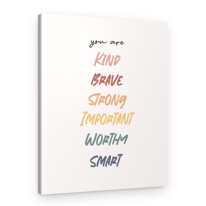 You Are Affirmation – Canvas Print