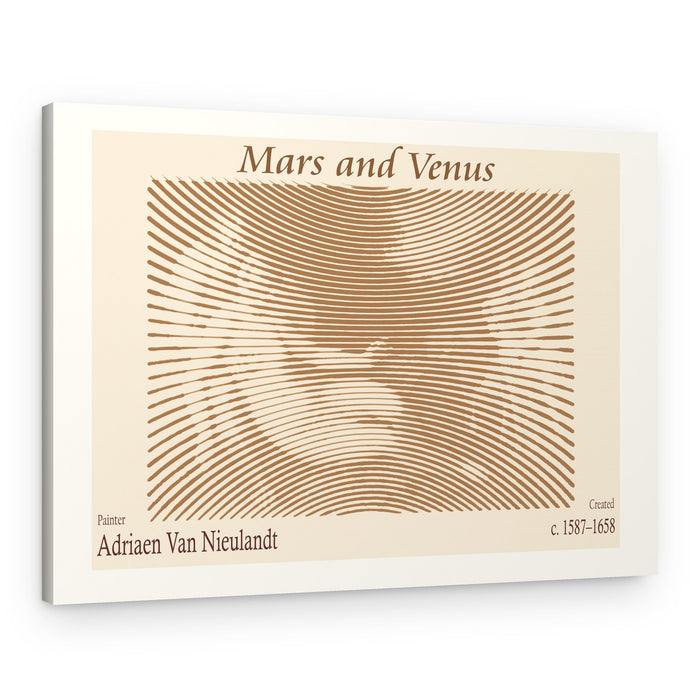 Mars and Venus Embrace – Canvas Print