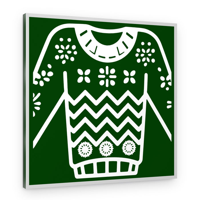 Ugly Christmas Sweater – Canvas Print