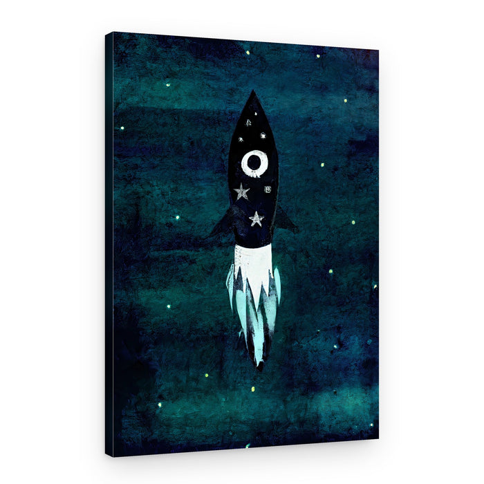Rocket To The Stars – Canvas Print