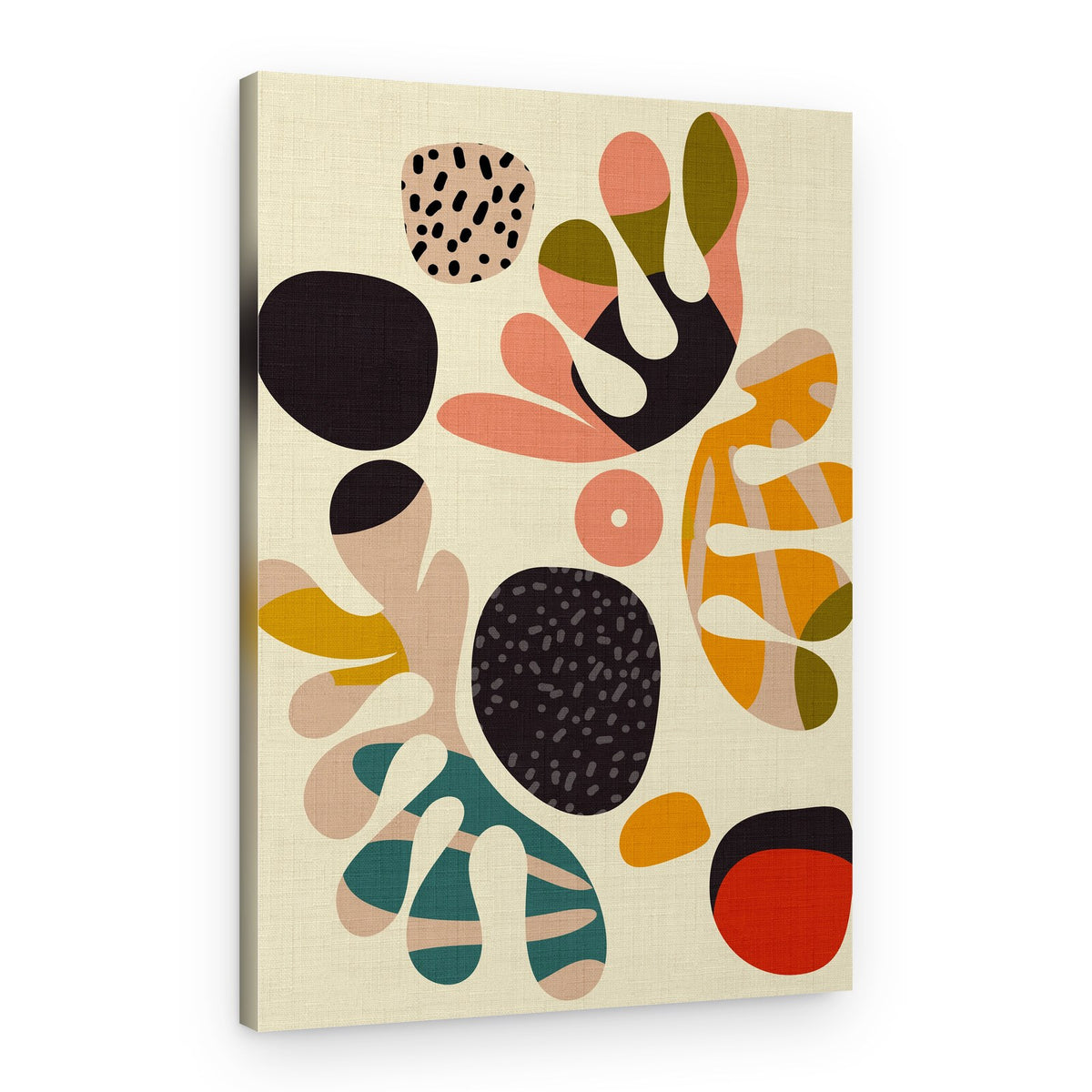 Mid Century Cut Outs2 – Canvas Print
