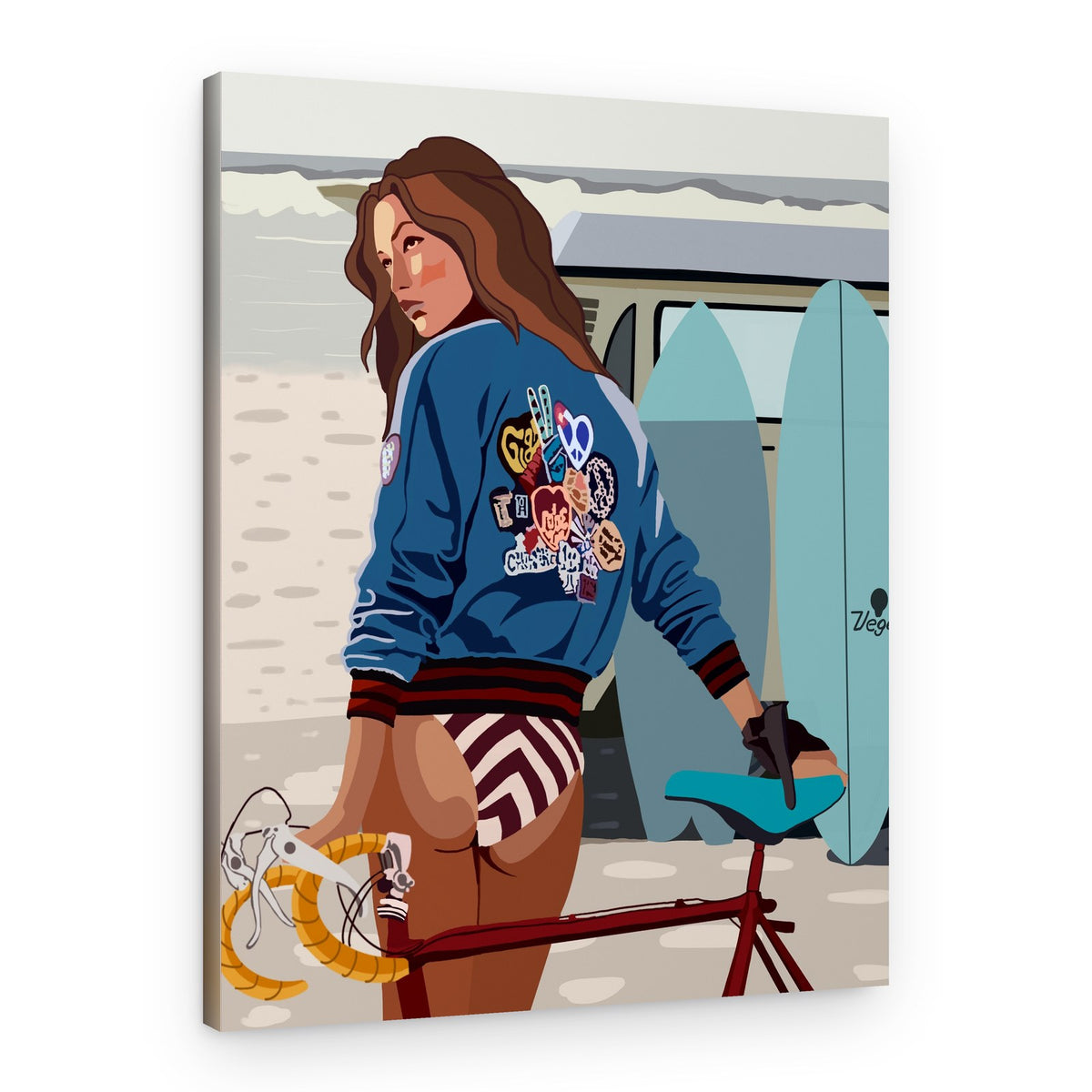 Beachside Vibes – Canvas Print