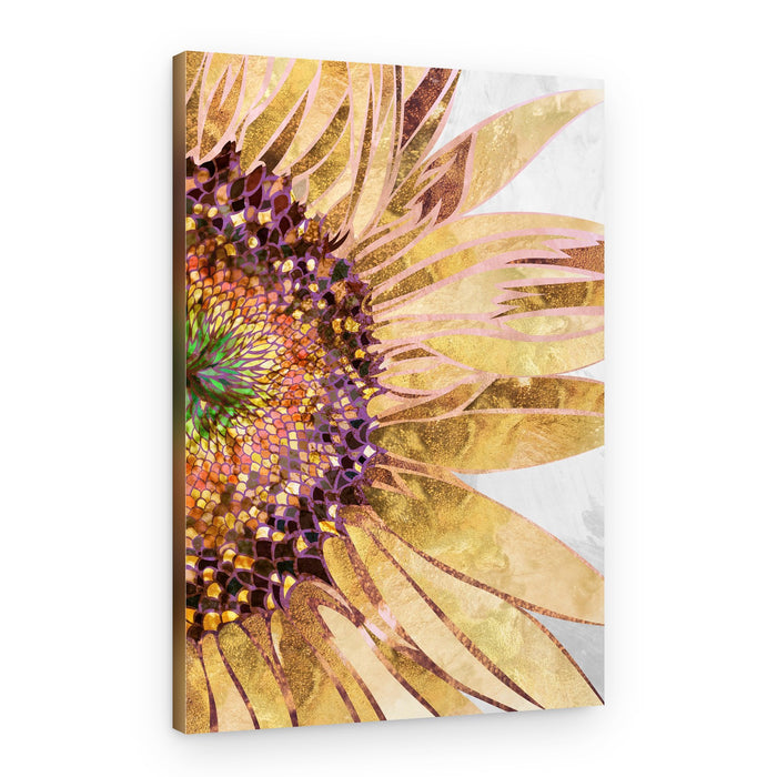 Opulent Sunflower Bloom – Canvas Print