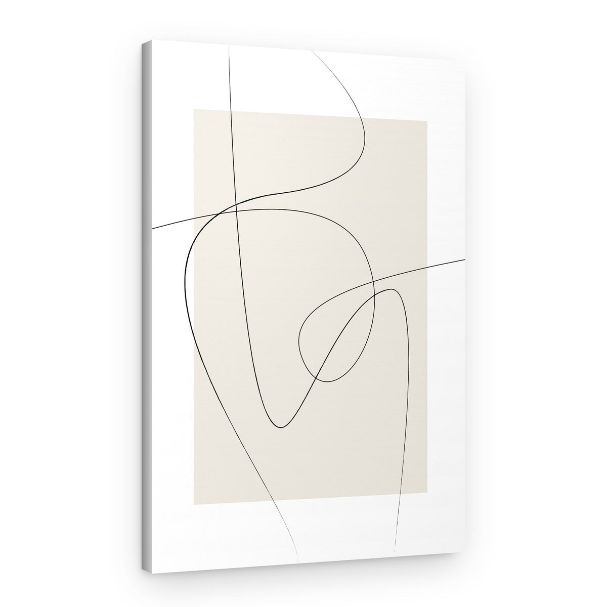 Abstract Flowing Lines – Canvas Print