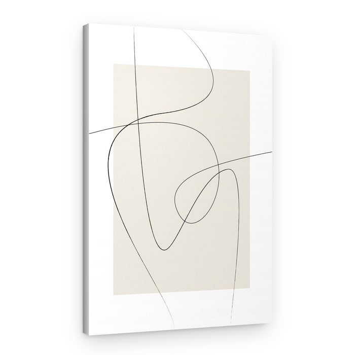 Abstract Flowing Lines – Canvas Print