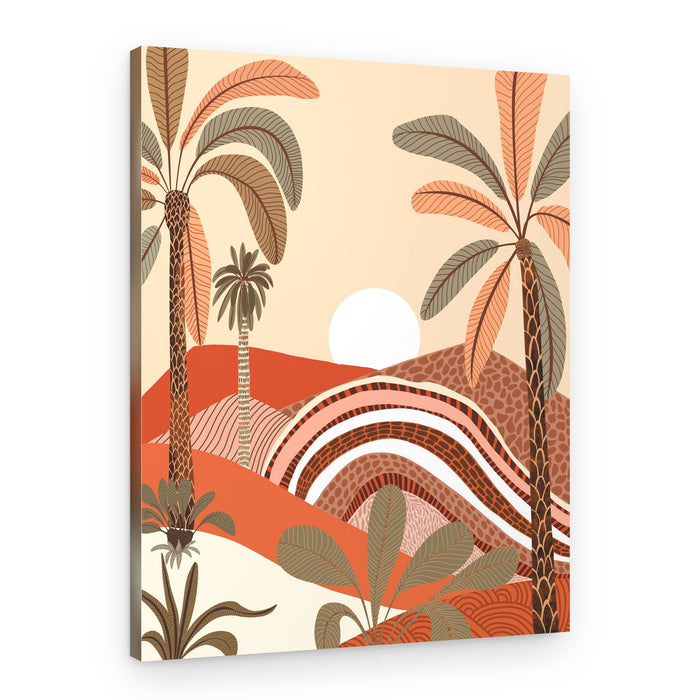 Bohemian Sun Palms – Canvas Print