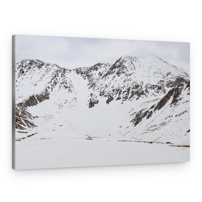 Snowy Mountain Peaks – Canvas Print