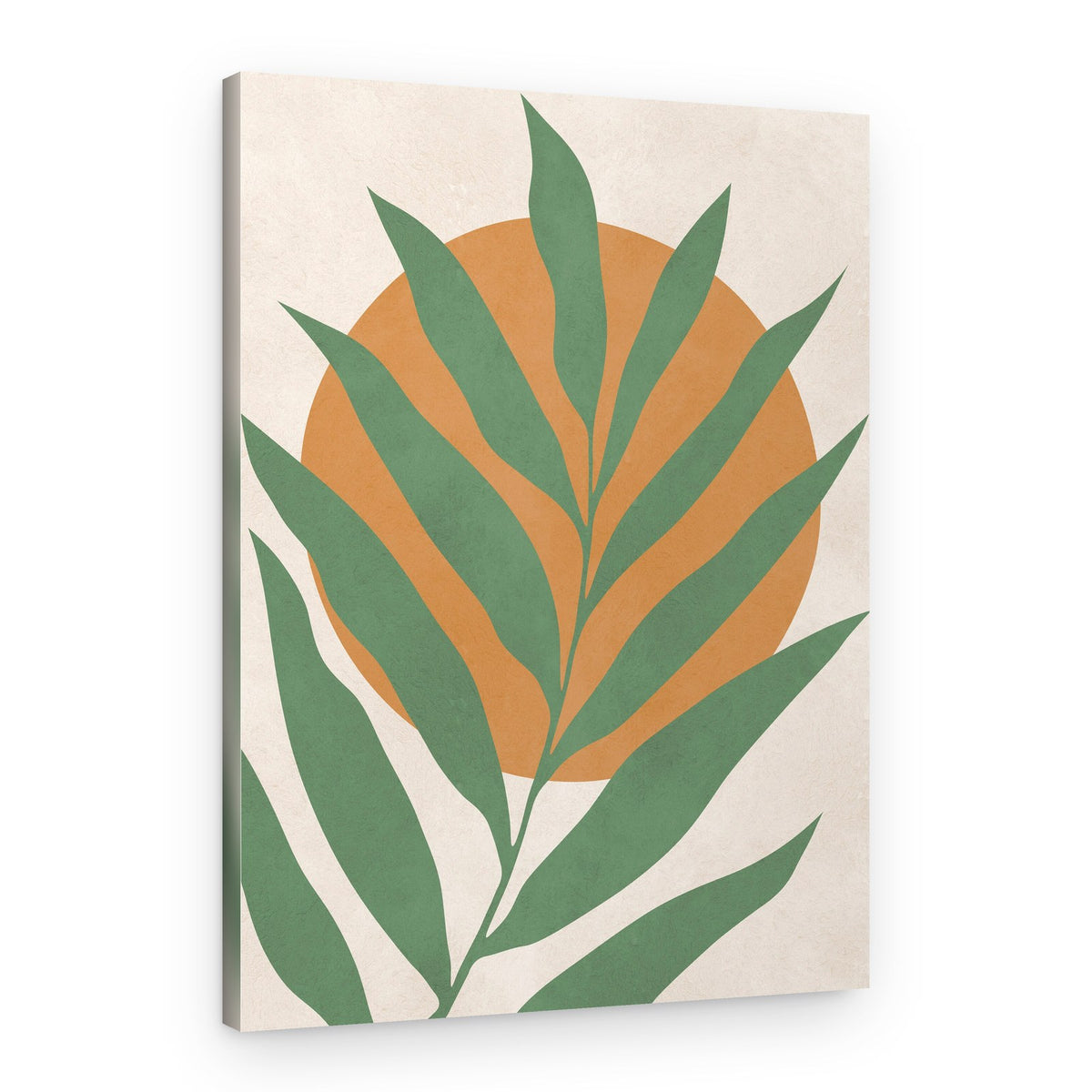 Green Palm Sun – Canvas Print