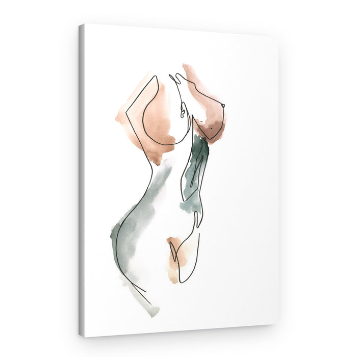 Minimalist Female Form – Canvas Print