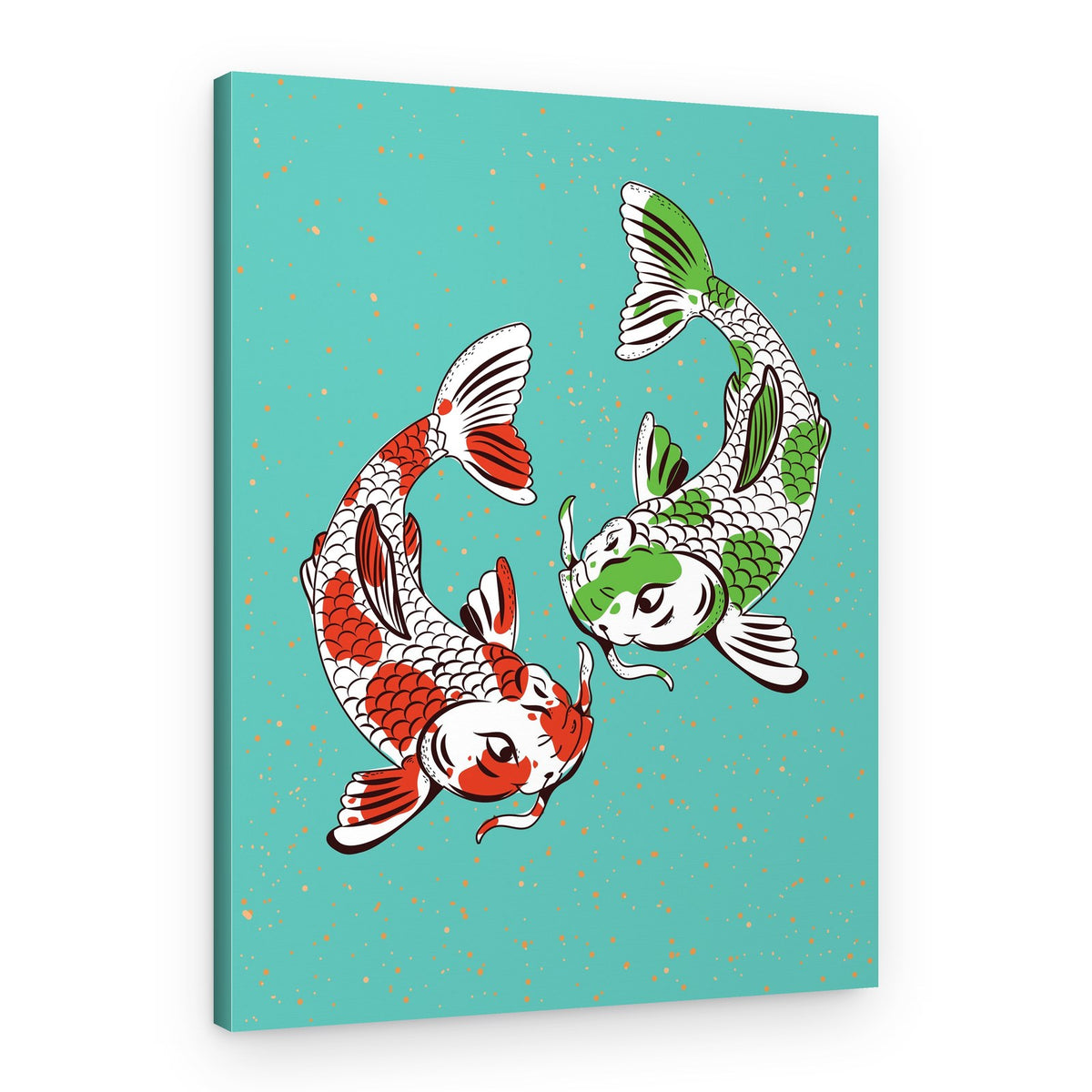 Japanese Koi Harmony – Canvas Print