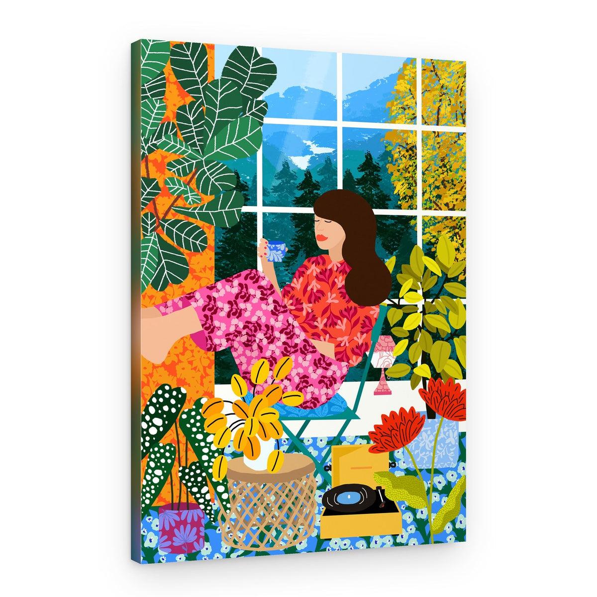 Listening To the Sound of Nature – Canvas Print