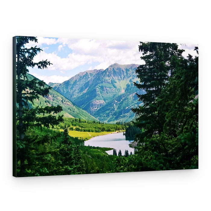 Mountain Lake Serenity – Canvas Print