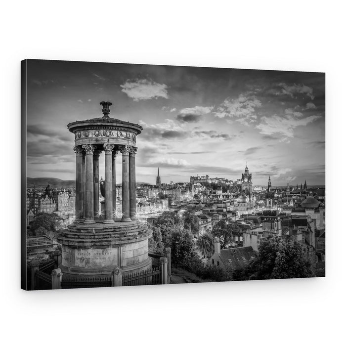 Edinburgh City at Dusk – Canvas Print