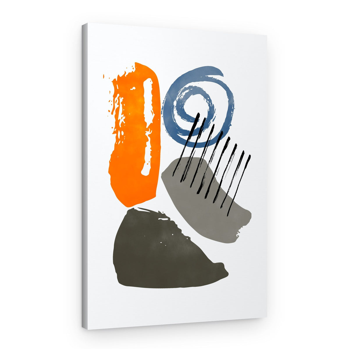 Abstract Organic Shapes – Canvas Print