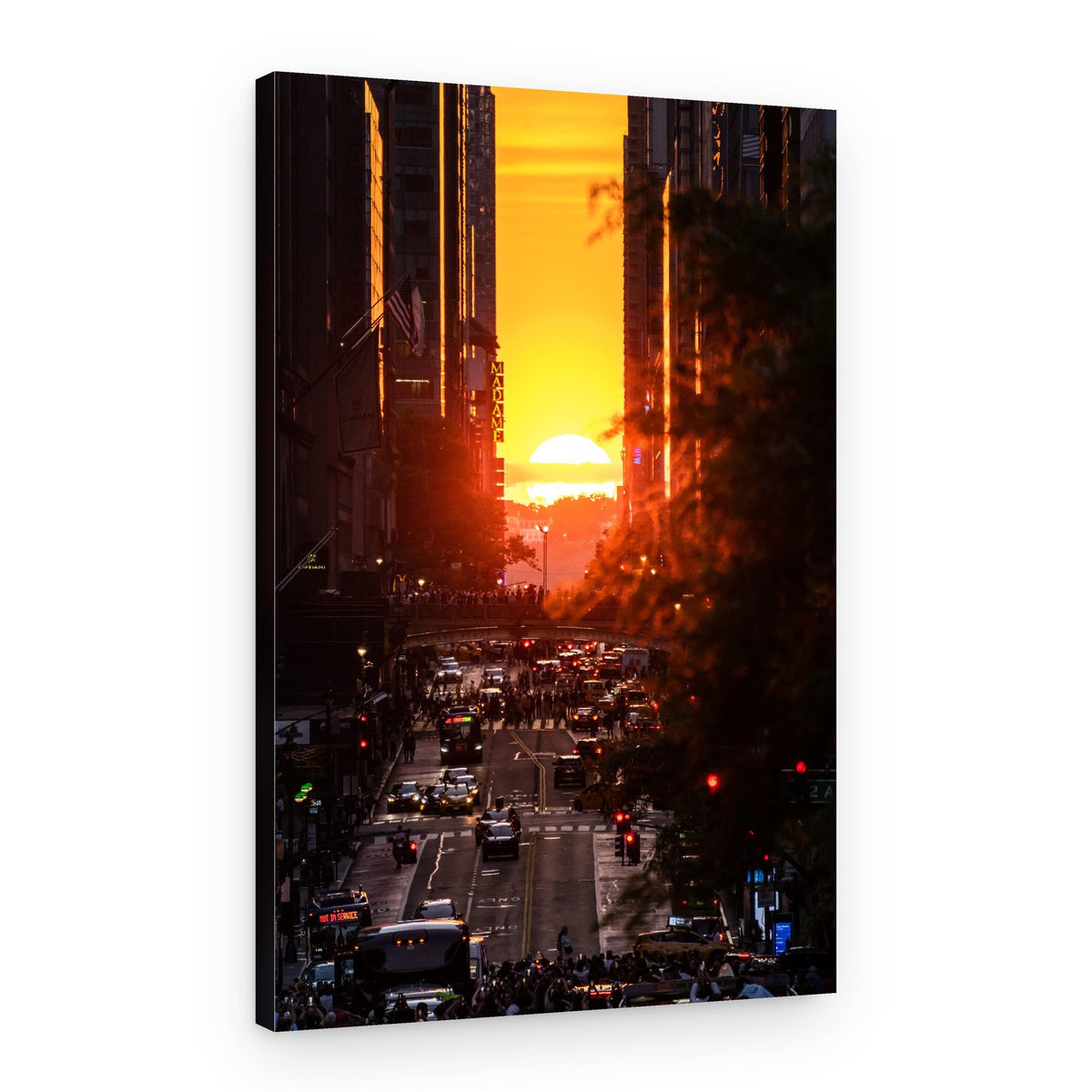City Street Sunset – Canvas Print