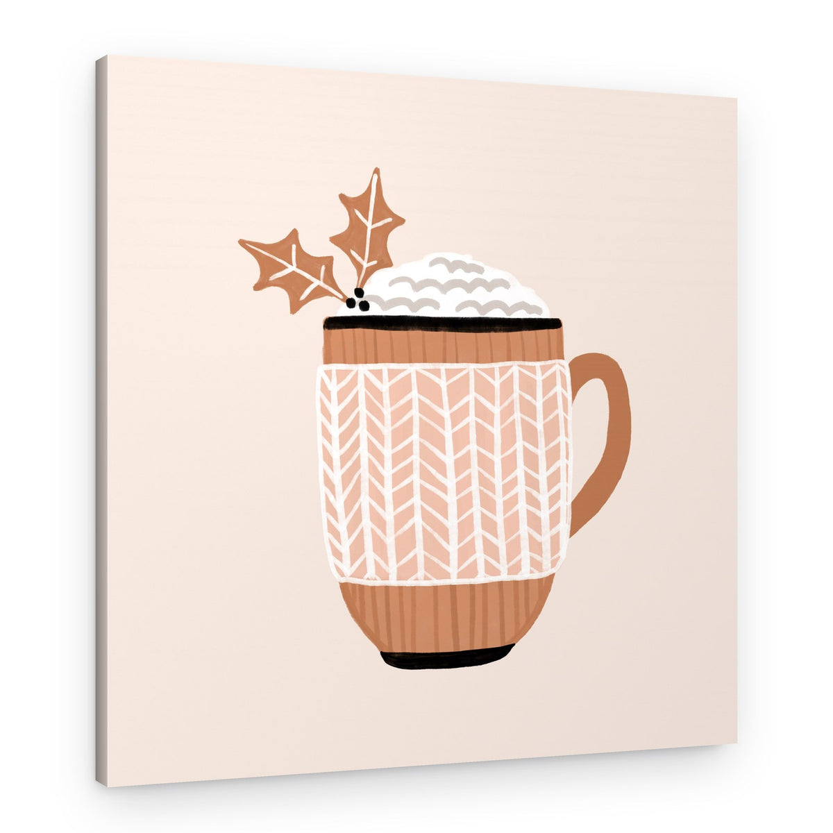 Cozy Hot Cocoa Mug – Canvas Print