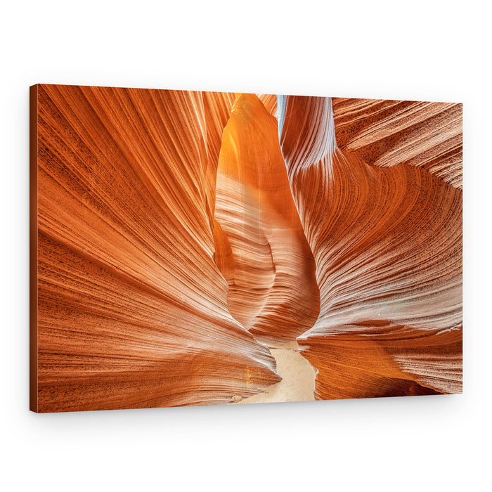 Warm Canyon Light – Canvas Print