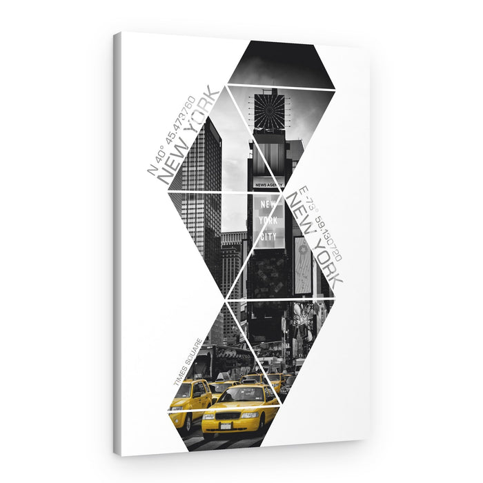 Times Square Yellow Cabs – Canvas Print