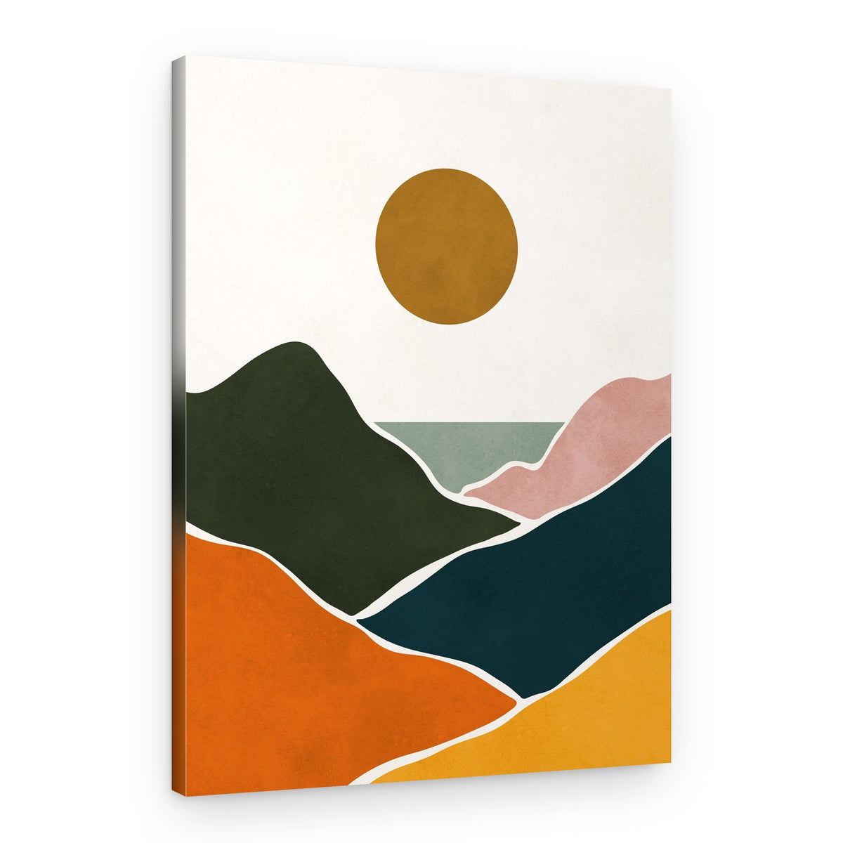 Abstract Desert Sunrise – Canvas Print