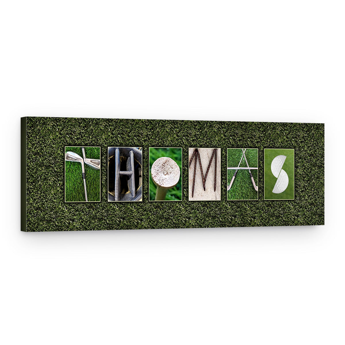 Custom Golf Name Art Canvas Print – Canvas Print