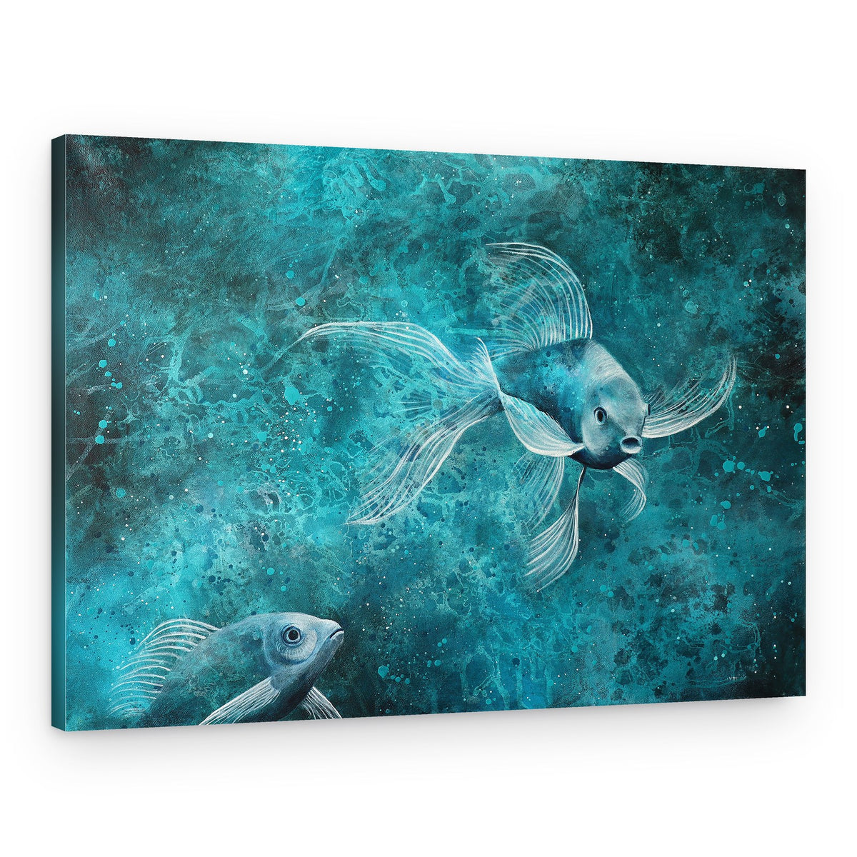 Blue love – Canvas Print