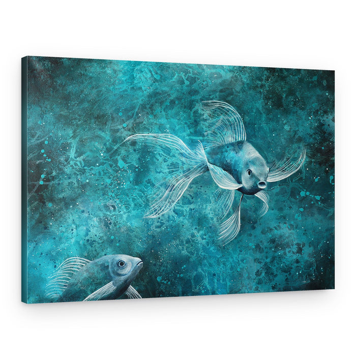 Blue love – Canvas Print
