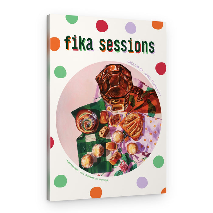 Fika Pastries Spread – Canvas Print