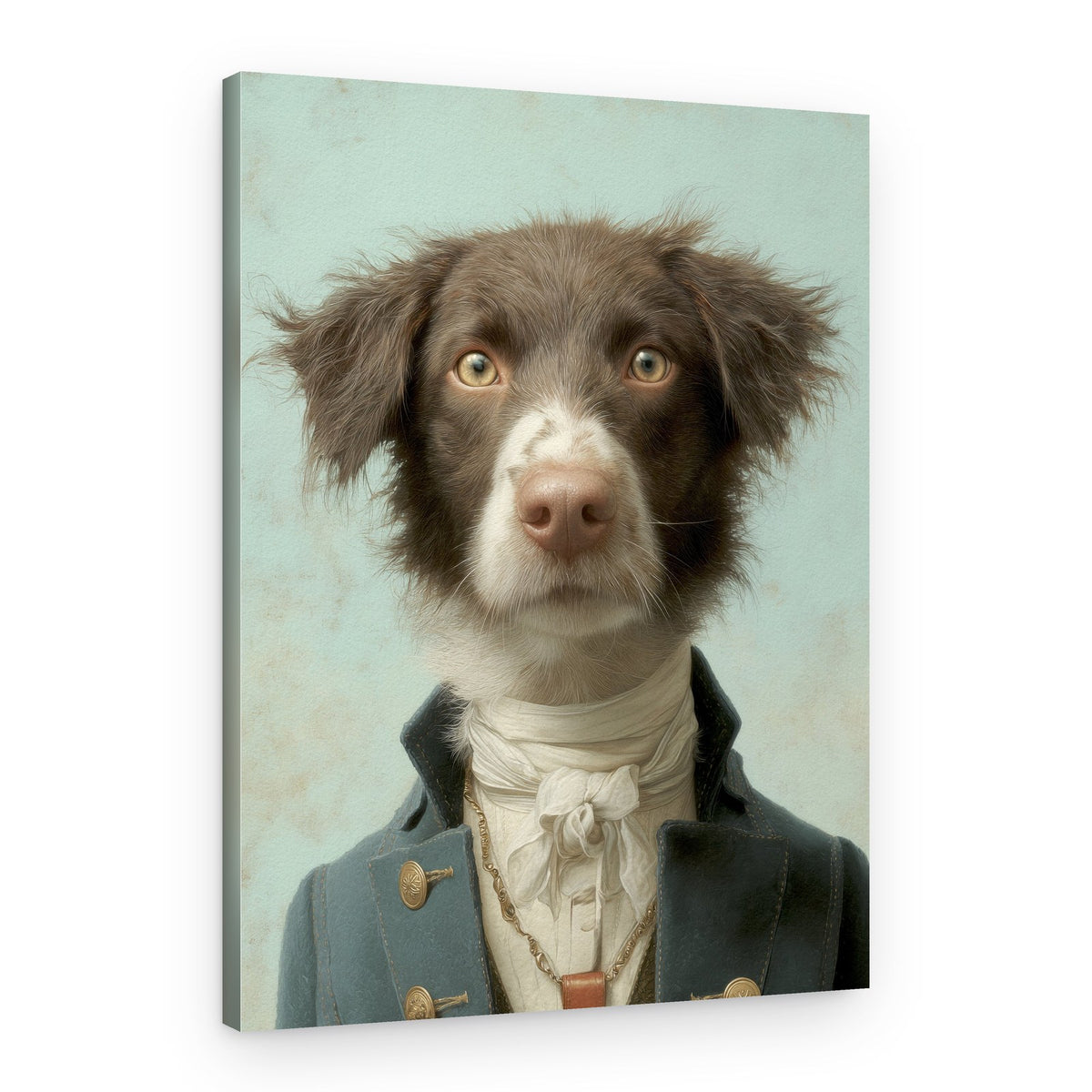 Regency Dog Gentleman – Canvas Print