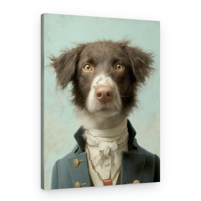 Regency Dog Gentleman – Canvas Print