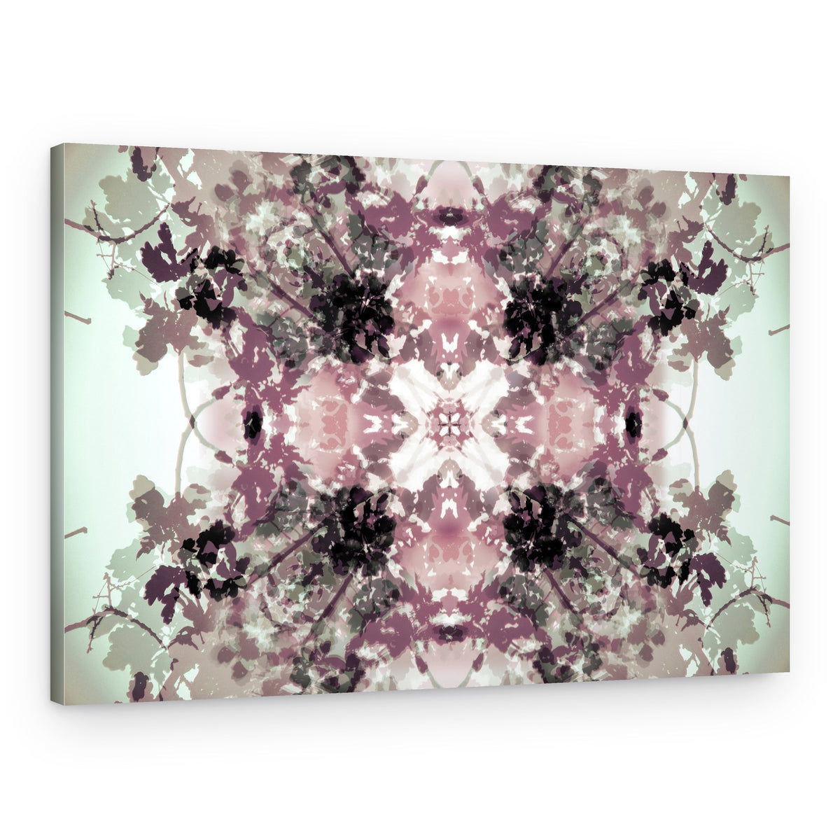 Muted Botanical Symmetry – Canvas Print