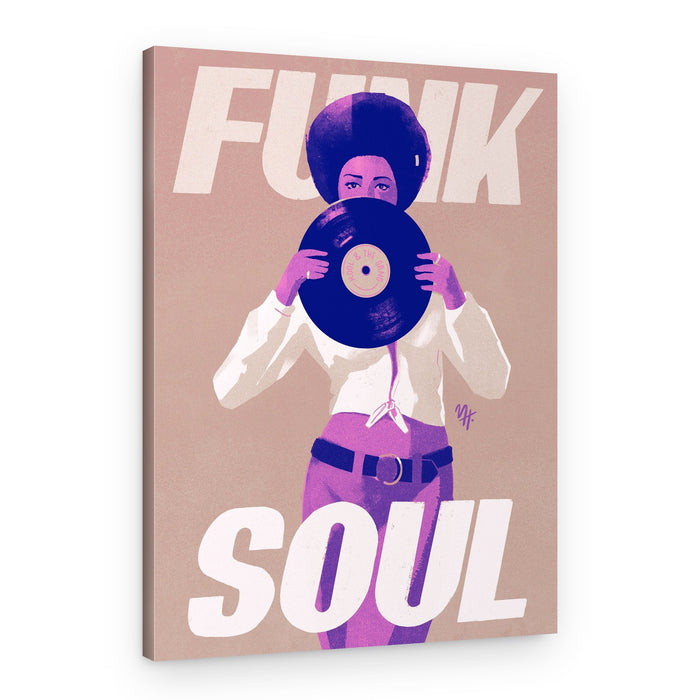 Retro Funk Soul – Canvas Print