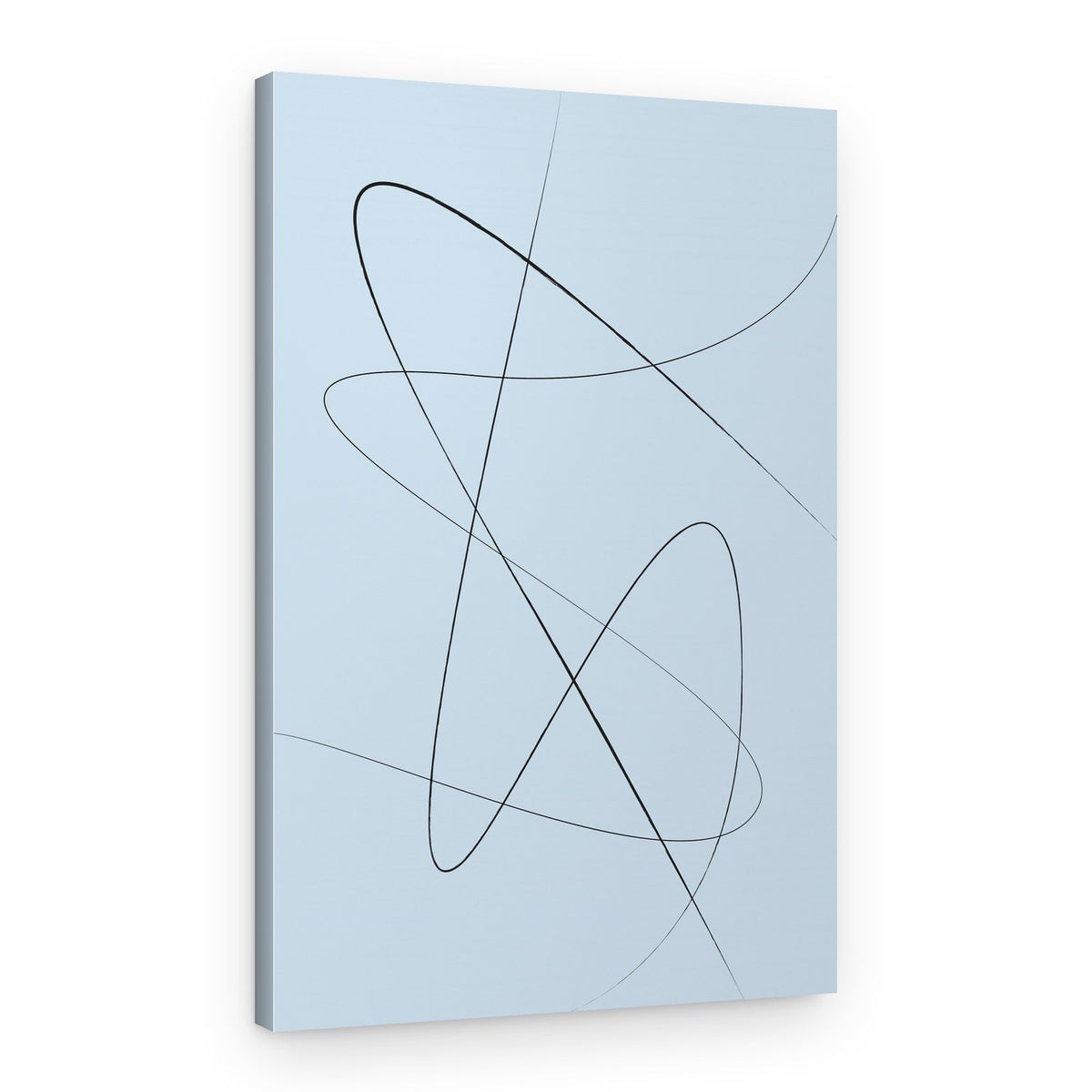 Flowing Abstract Lines – Canvas Print