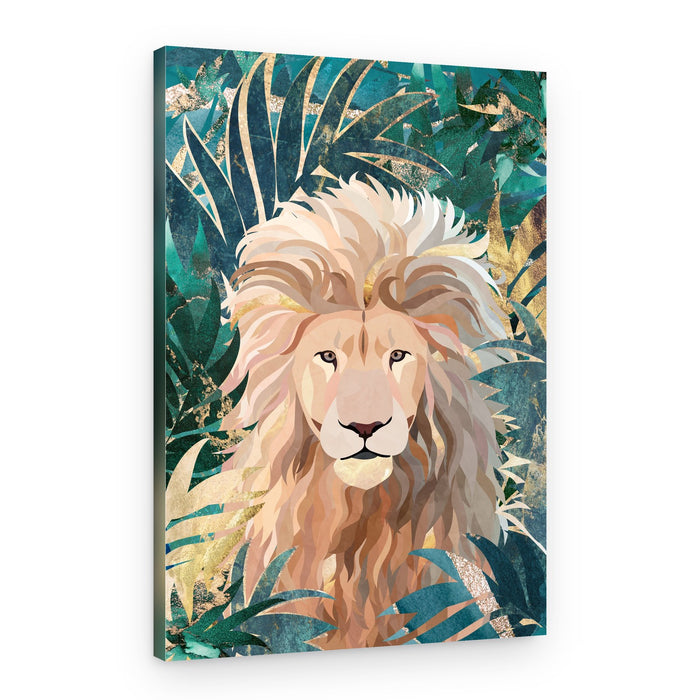 Majestic Jungle Lion – Canvas Print