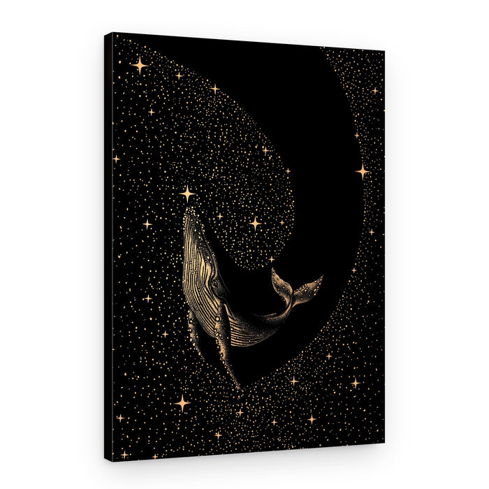Cosmic Whale Dream – Canvas Print