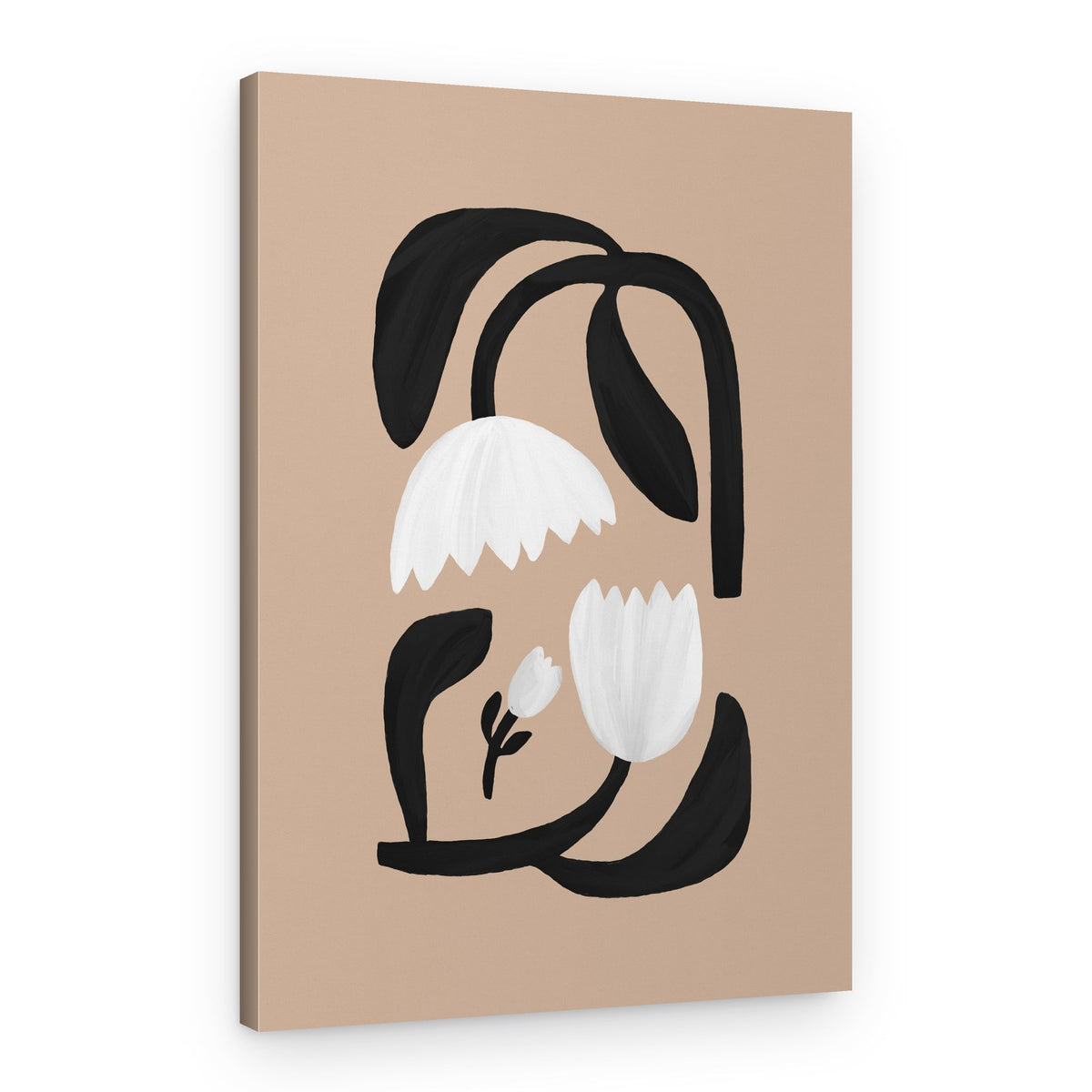 Modern Botanical Shapes – Canvas Print