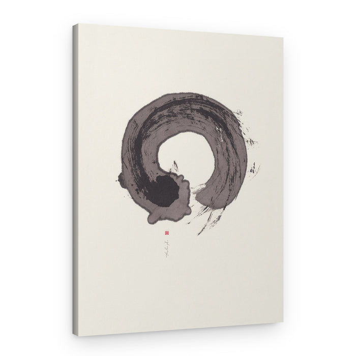 Zen Enso Circle – Canvas Print