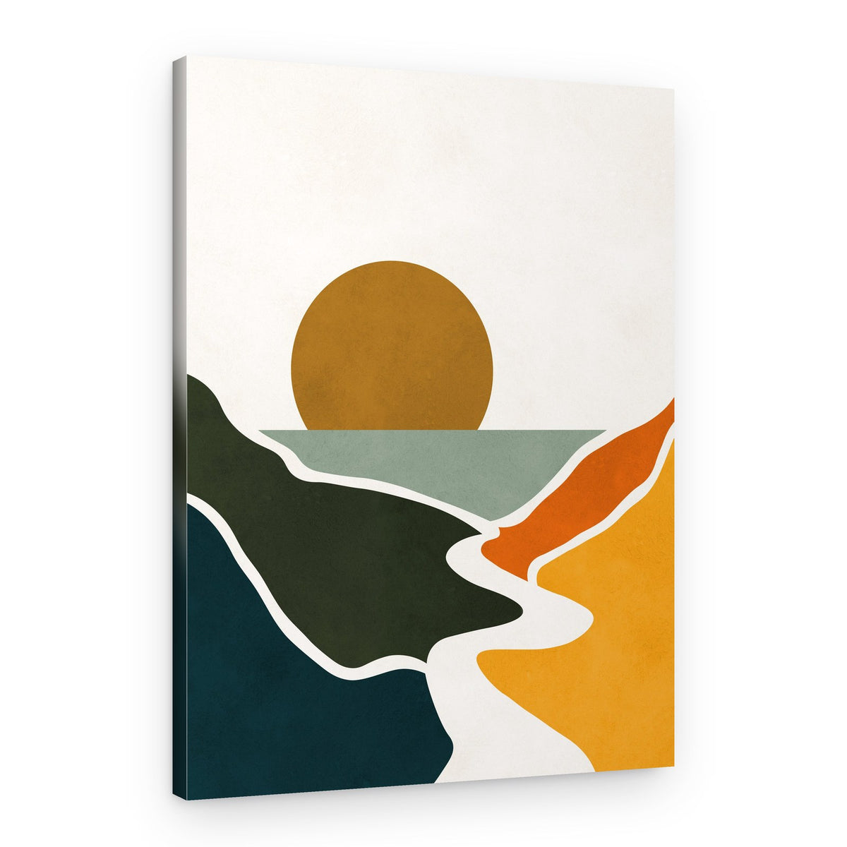 Desert River Sun – Canvas Print
