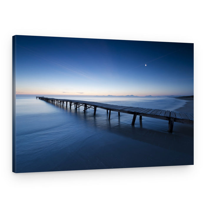 Blue Jetty – Canvas Print