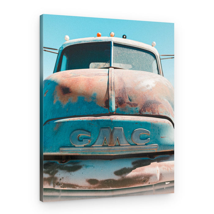 Vintage Rusted GMC Truck – Canvas Print