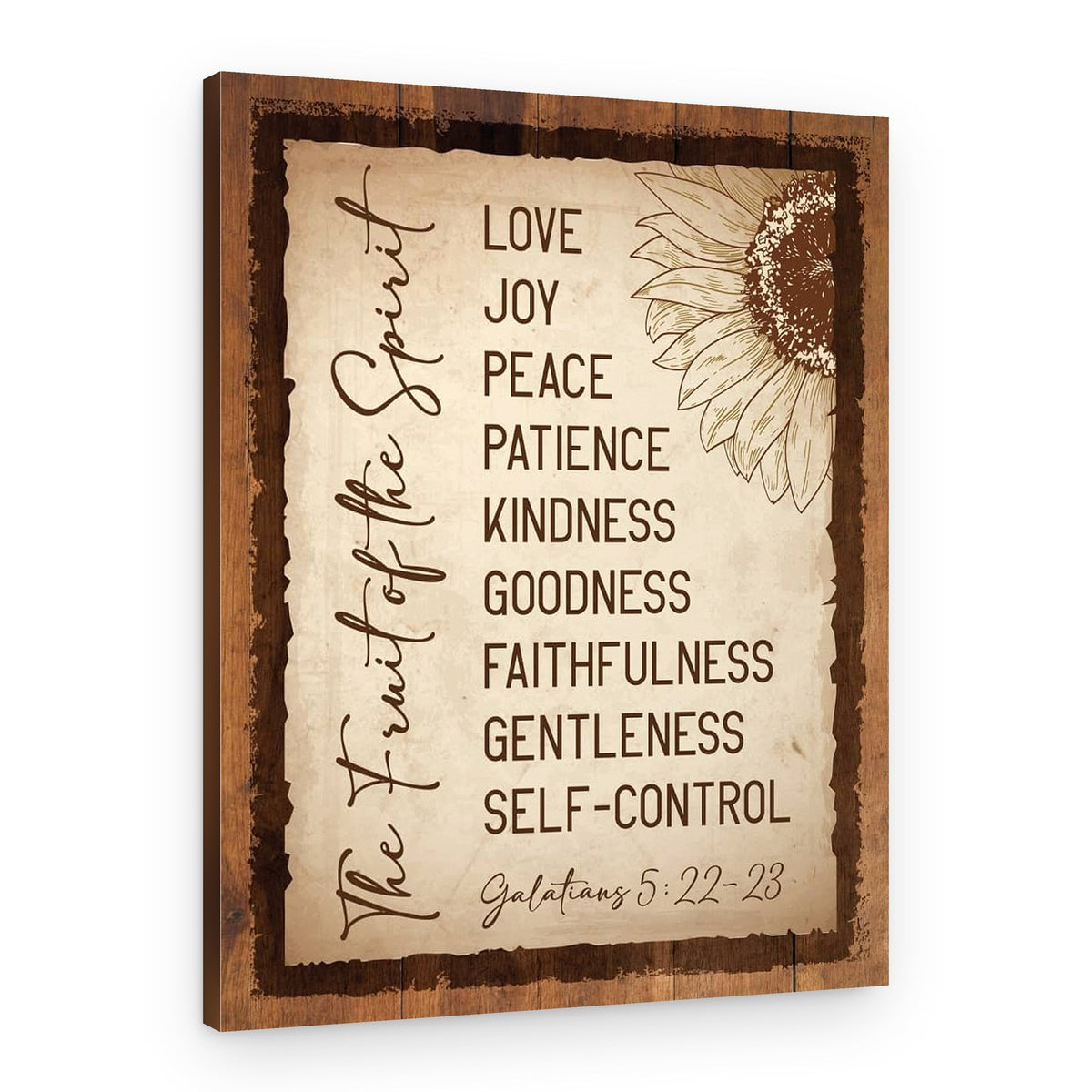 Fruit of the Spirit Wall Art Canvas Print – Canvas Print