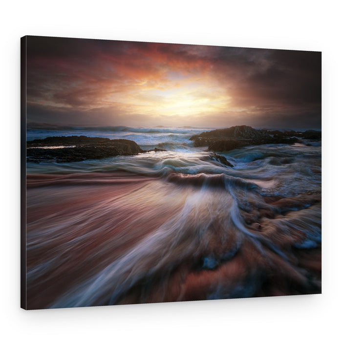 Dramatic Twilight Seascape – Canvas Print