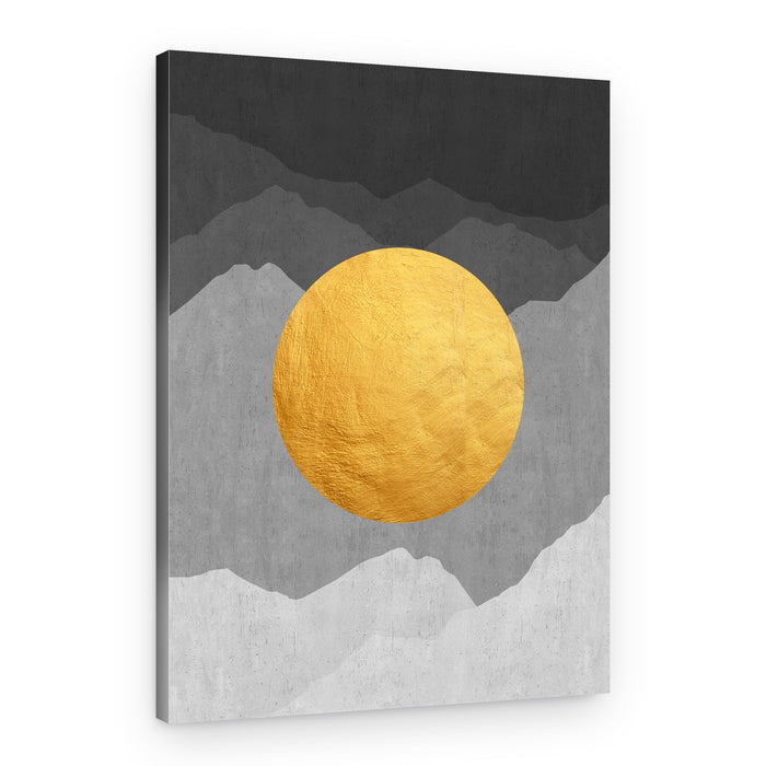 Golden Sun Mountains – Canvas Print